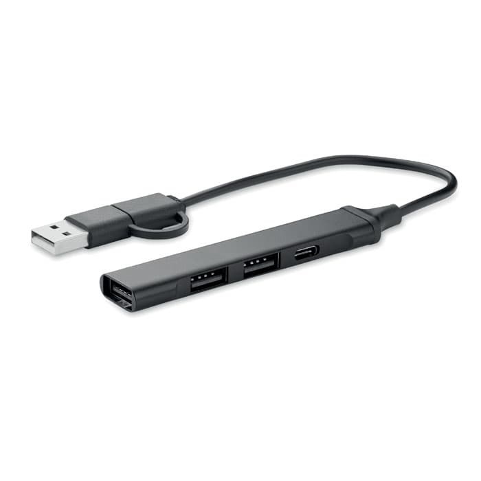 CURRENT. Hub usb a 4 porte 19 cm