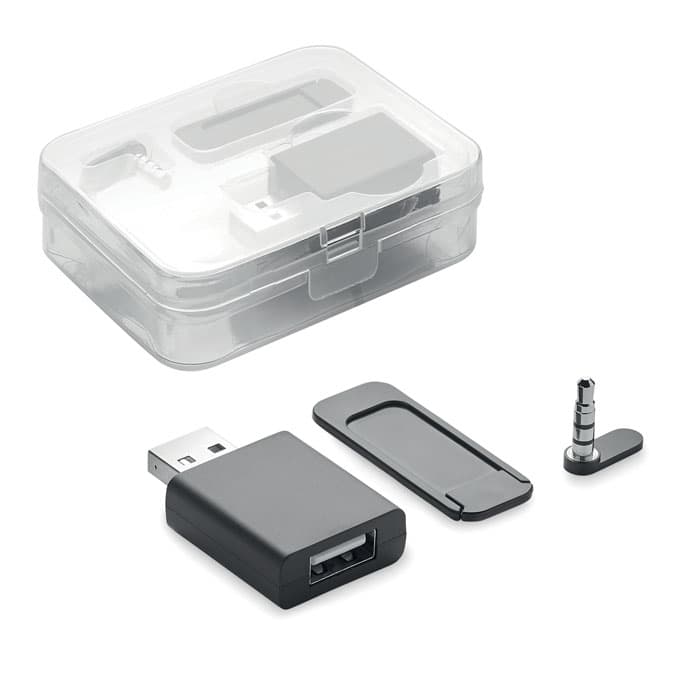 BLOCKER SET. Webcam, blocco dati e audio