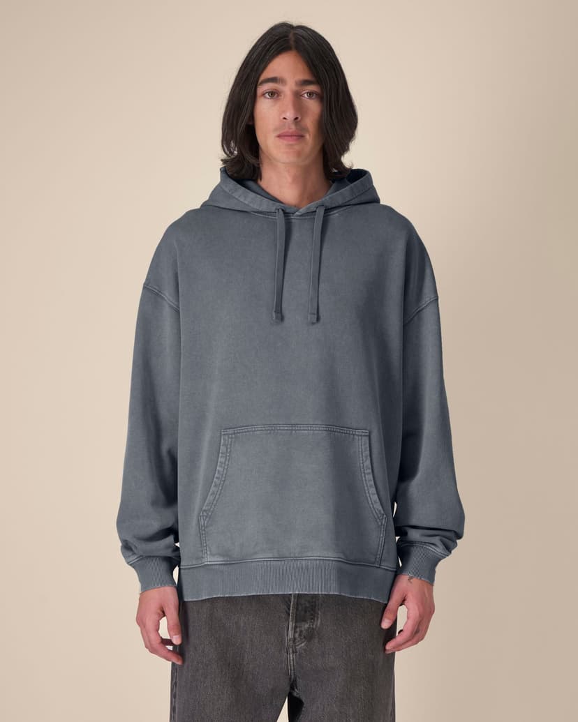 Felpa tinta con capo con capo e silhouette alla moda – Slammer 2.0 vintage