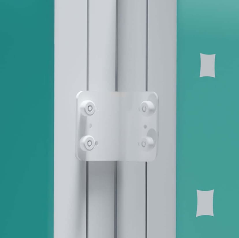 Connettore per angolo interno centrale 90° per iLLUMiGO